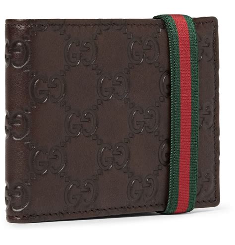 gucci mens wallet with strap|gucci card wallet men's.